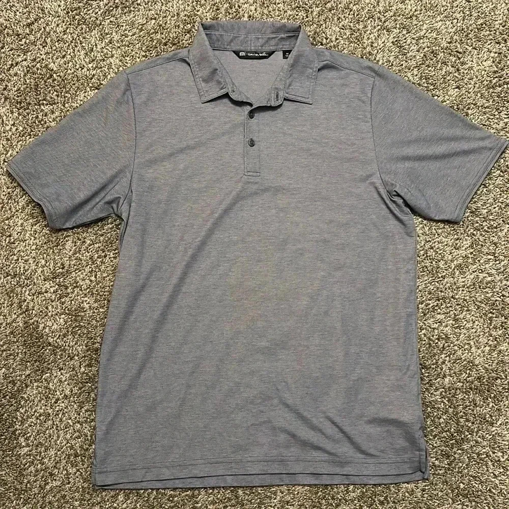 Men’s Travis Mathew Polo Short, Blue, Size M